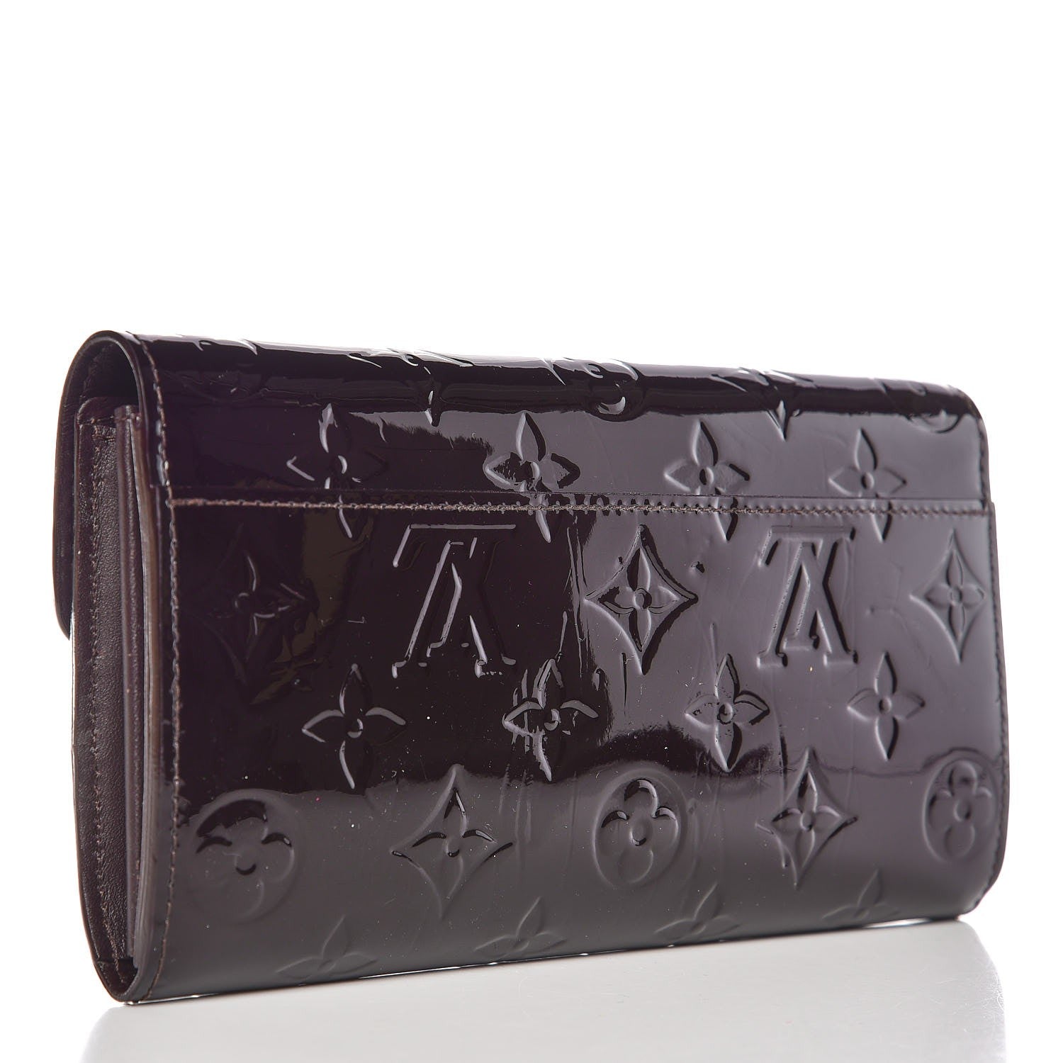 Louis Vuitton Vernis Sarah Wallet NM Amarante 3 of 8