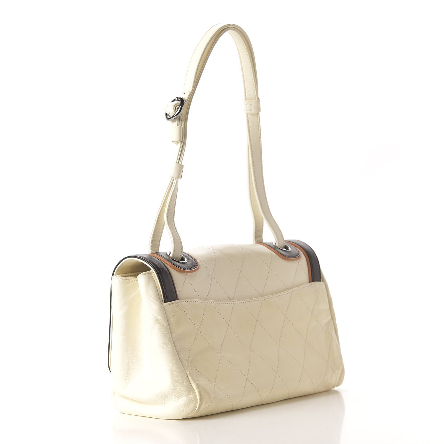 Chanel Lambskin Quilted Mademoiselle Flap White 3 of 11