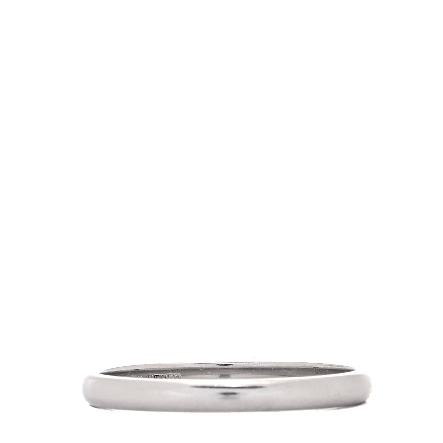 Platinum 2mm Classic Wedding Band Ring 53 6.5