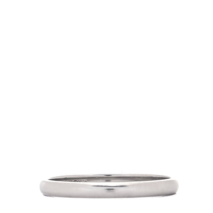 Tiffany Platinum 2mm Classic Wedding Band Ring 53 6.5 3 of 5
