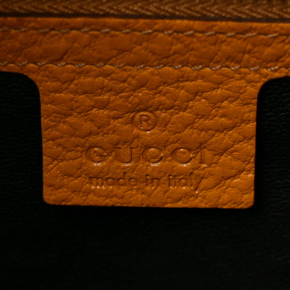 Gucci Soft Grained Calfskin Jackie O Hobo Orange 6 of 10