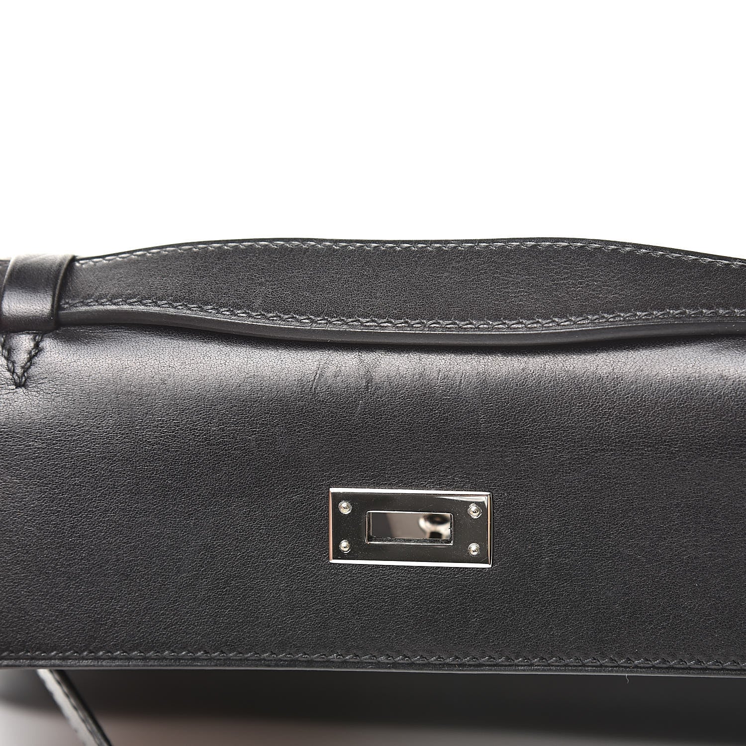 Hermes Swift Kelly Pochette Clutch Black 11 of 14