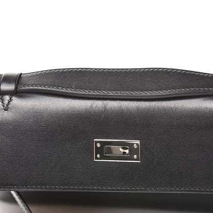 Hermes Swift Kelly Pochette Clutch Black 11 of 14