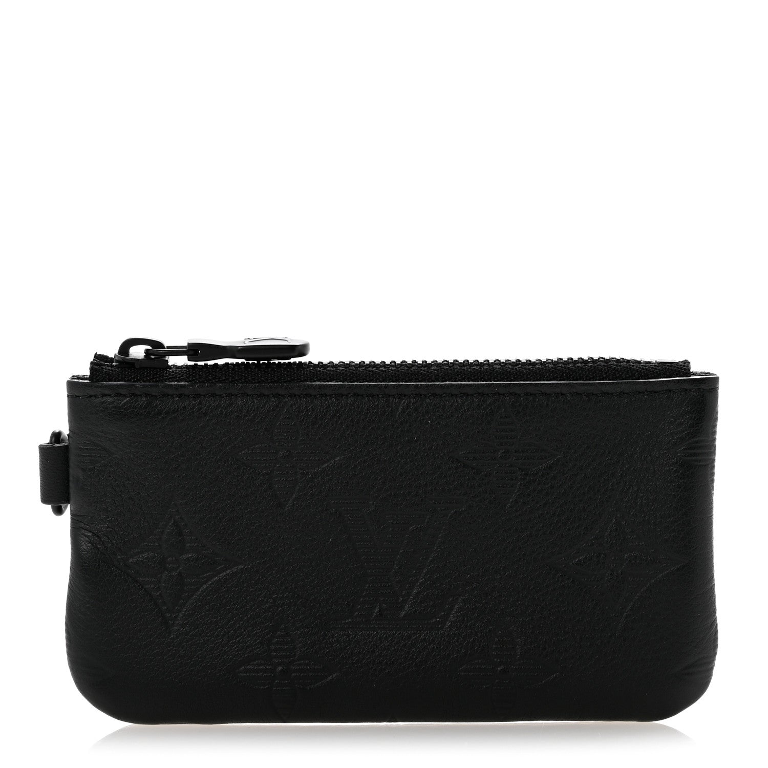 Louis Vuitton Calfskin Monogram Shadow Key Pouch Black 1 of 6