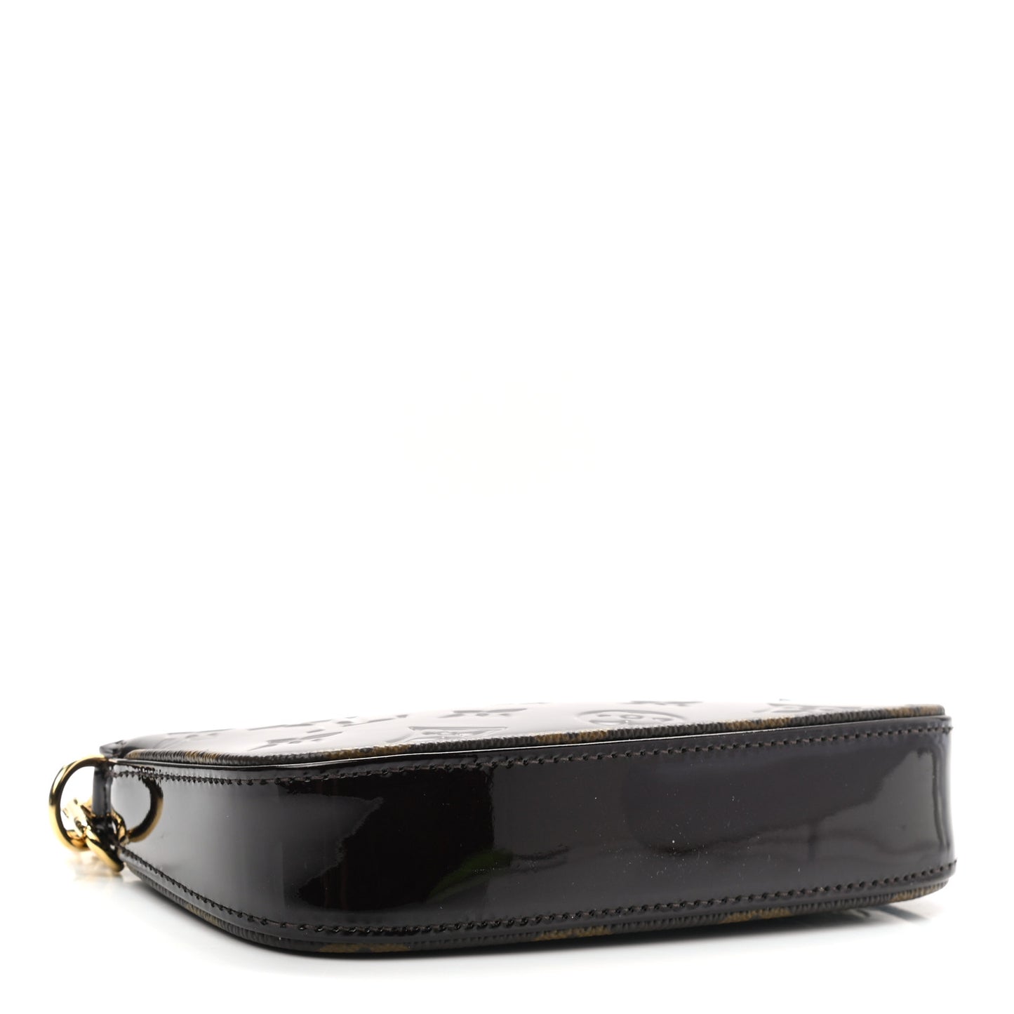 Vernis Monogram Mini Pochette Accessories Amarante