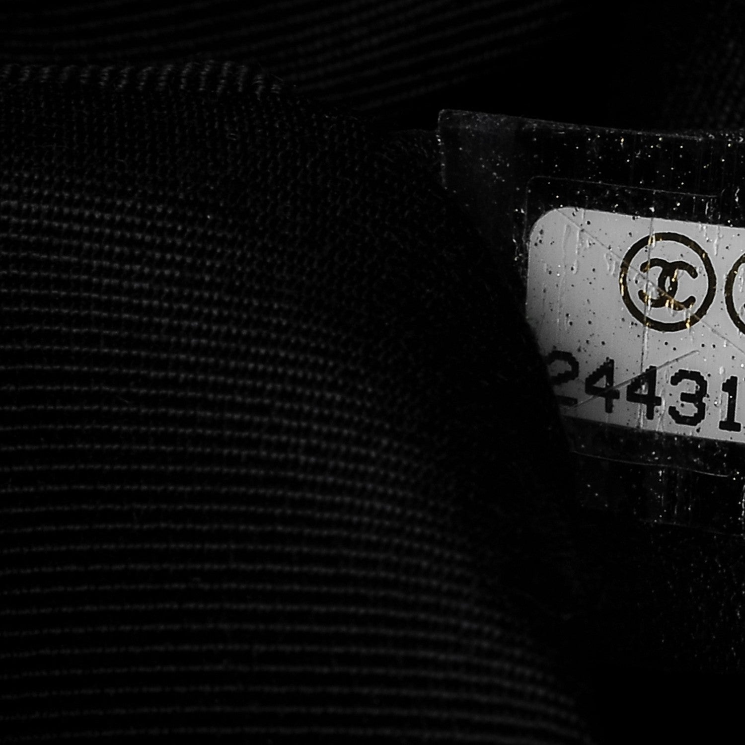 Chanel Calfskin Chevron Quilted Medium Boy Flap Black 7 of 7