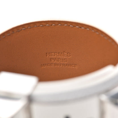 Hermes Epsom Collier de Chien CDC Bracelet S White 4 of 6