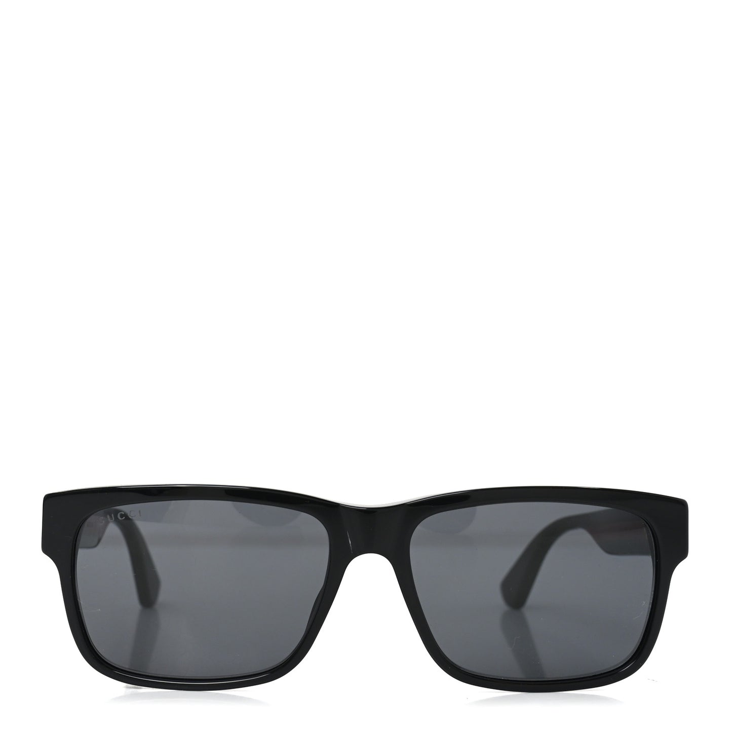 Acetate Square Frame Web Sunglasses GG0340S Black