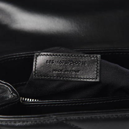 Saint Laurent Calfskin Y Quilted Monogram Toy Loulou Crossbody Bag Black 6 of 11