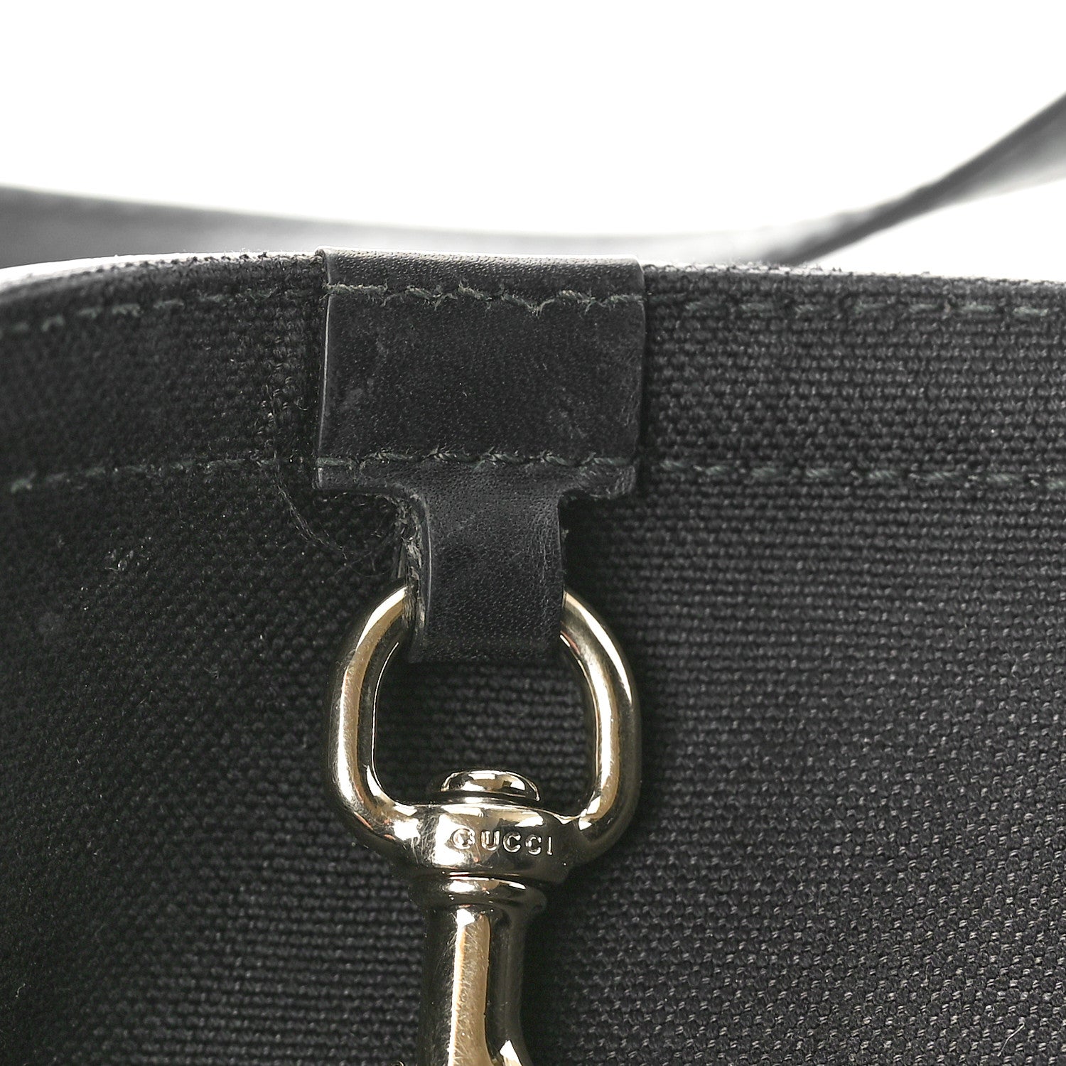 Gucci Monogram Medium Craft Tote Black 6 of 12