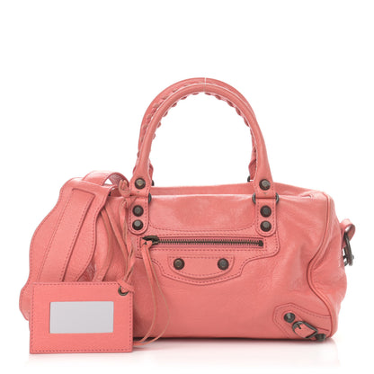 Balenciaga Agneau Classic Hardware Mini Twiggy Rose Azalee 1 of 14