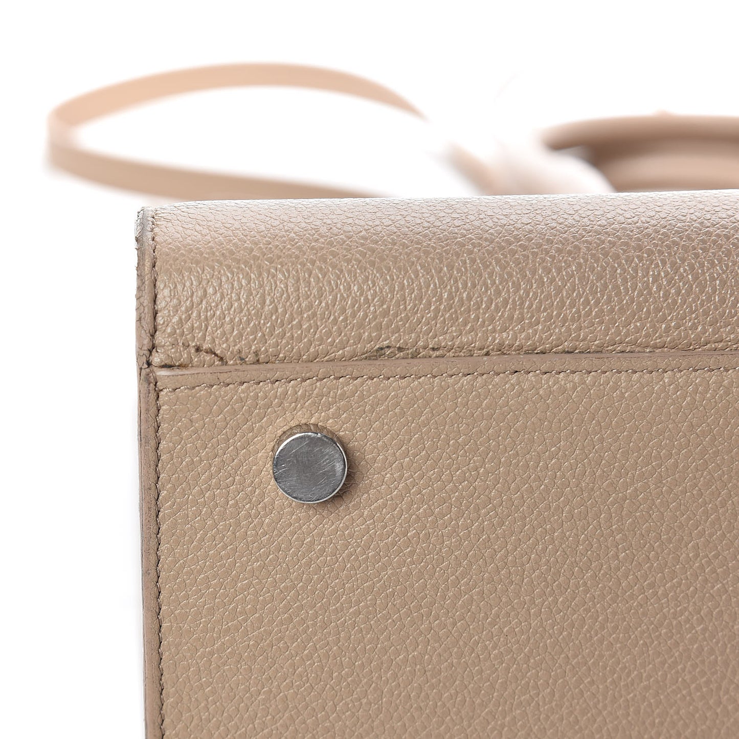 Grained Calfskin Small Sac De Jour Nude Powder