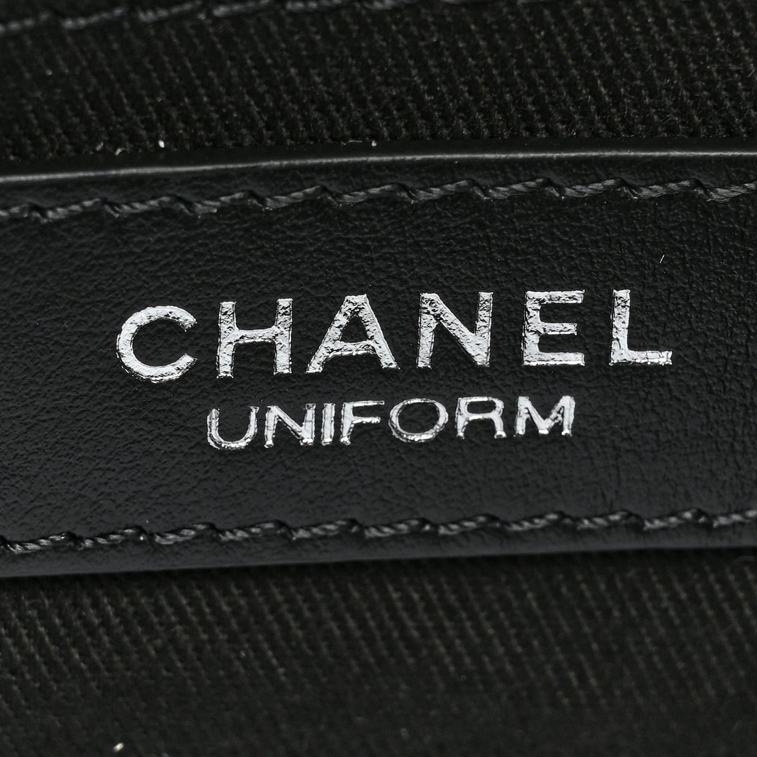 Chanel Calfskin Quilted CC Uniform Flap Belt Bag Black 6 of 8