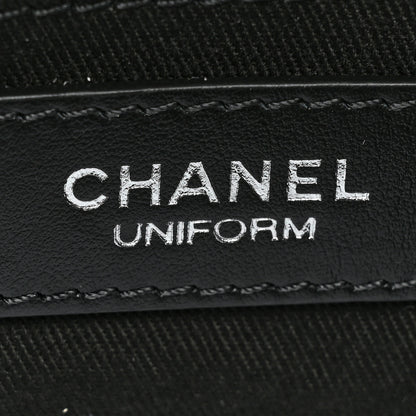 Chanel Calfskin Quilted CC Uniform Flap Belt Bag Black 6 of 8