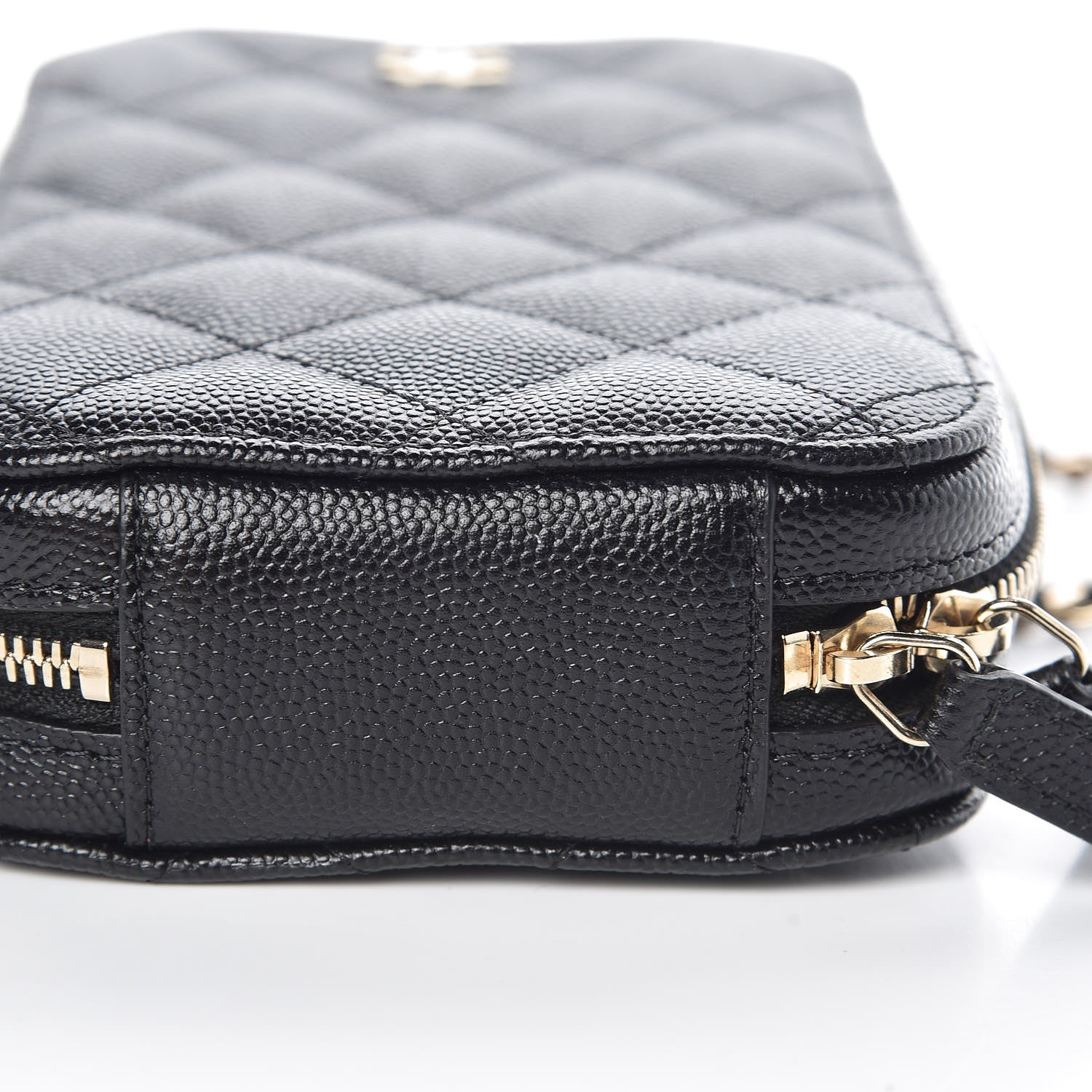 Chanel Caviar Quilted Classic Clutch With Chain Black 9 of 11