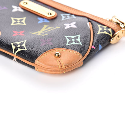 Louis Vuitton Monogram Multicolor Pochette Milla MM Black 9 of 10