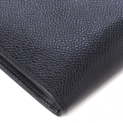 Chanel Caviar Timeless CC French Wallet Black 6 of 9