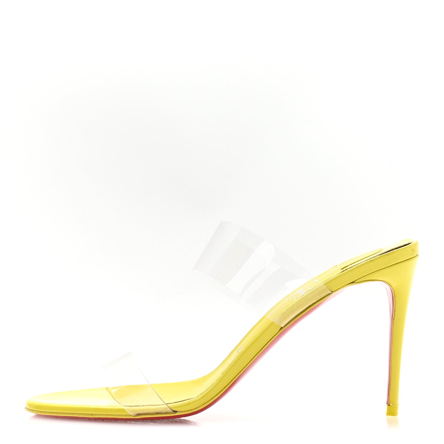 Patent PVC Just Nothing 85 Slide Sandals 39 Citrus