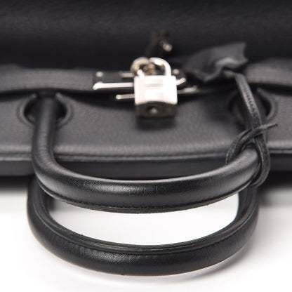 Hermes Taurillon Clemence Birkin 35 Black 10 of 37