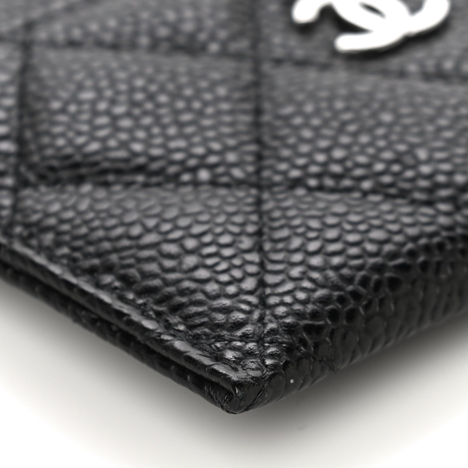 Chanel Caviar Quilted Card Holder Black 10 of 12
