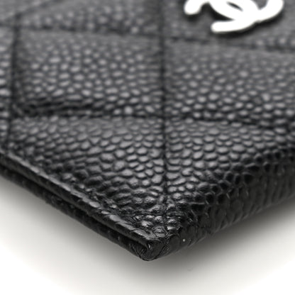 Chanel Caviar Quilted Card Holder Black 10 of 12