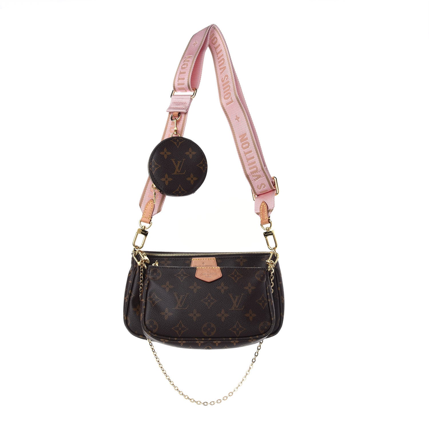 Louis Vuitton Monogram Multi Pochette Accessories Rose Clair 1 of 11