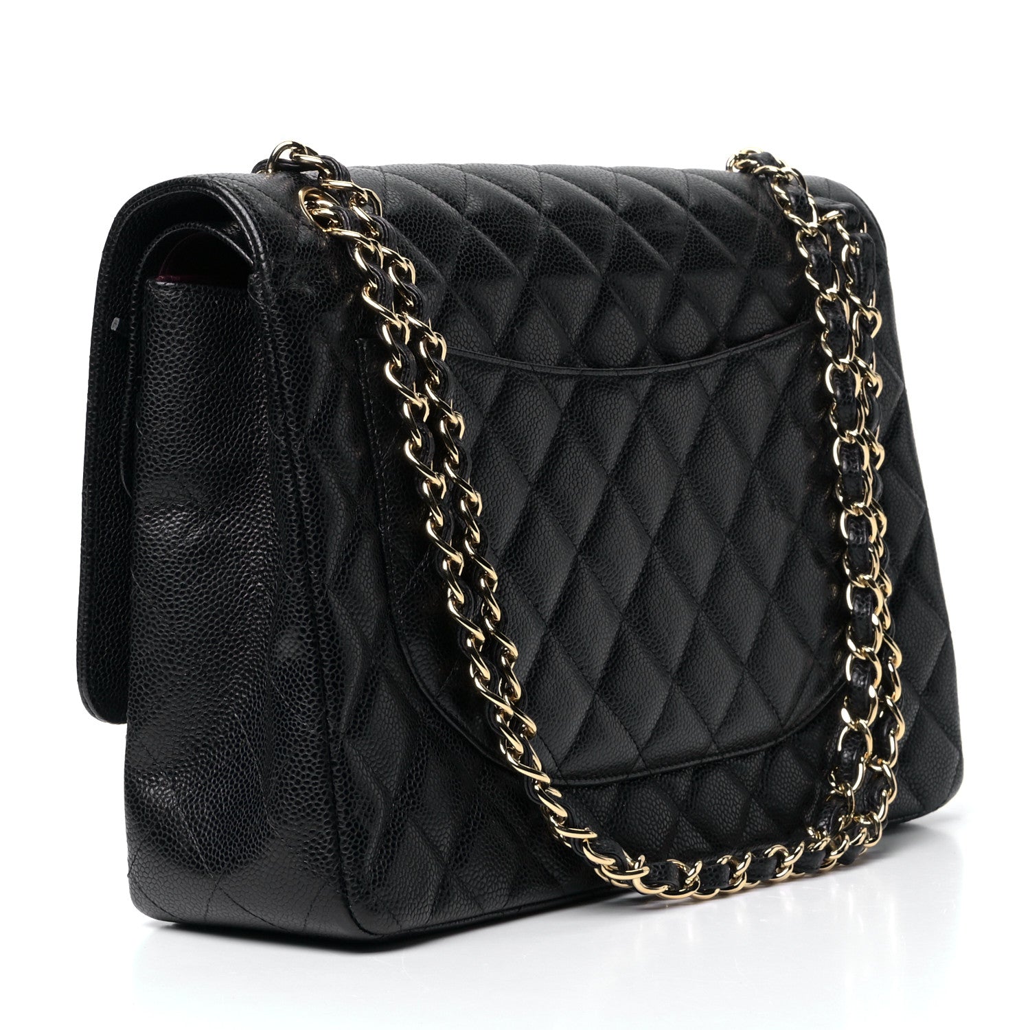 Chanel Caviar Quilted Maxi Double Flap Black 2 of 6