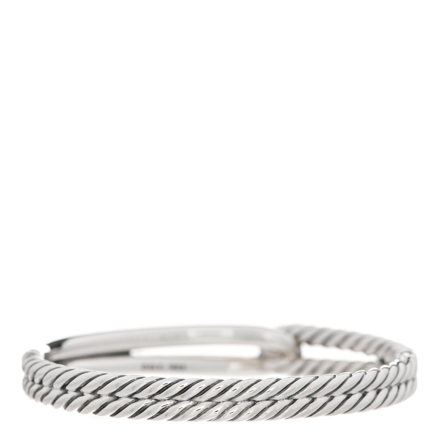 David Yurman Sterling Silver 10mm Single Loop Labyrinth Bracelet 2 of 4