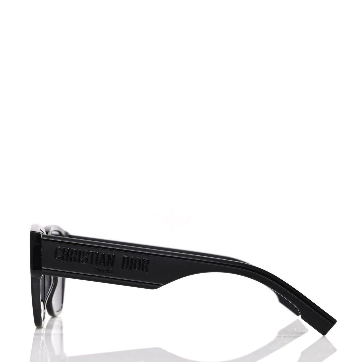 Acetate Square DiorID1 Sunglasses Black