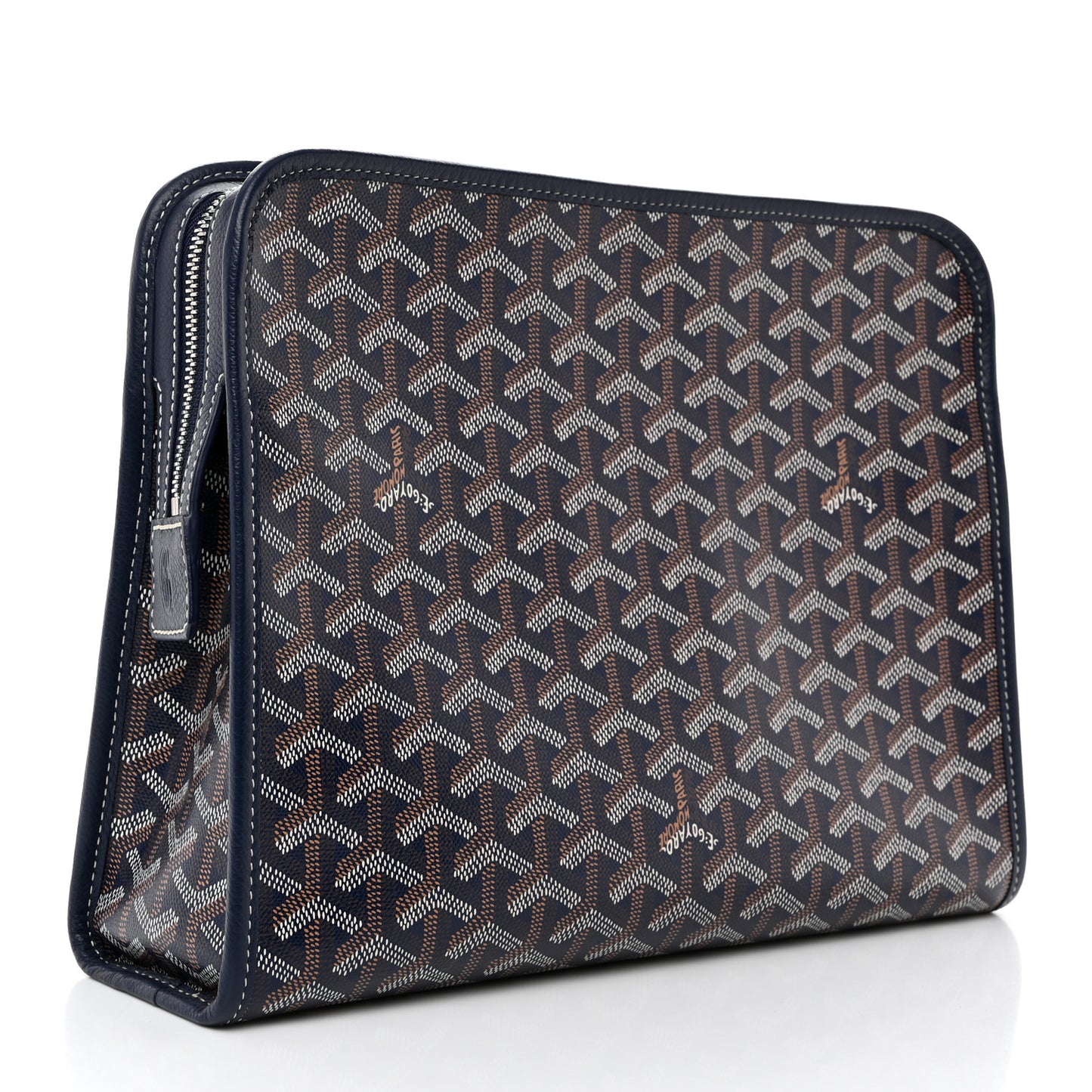Goyardine Jouvence GM Toiletry Pouch Navy