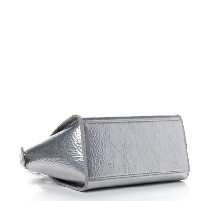 Saint Laurent Patent Monogram Toy Cabas Silver 3 of 4