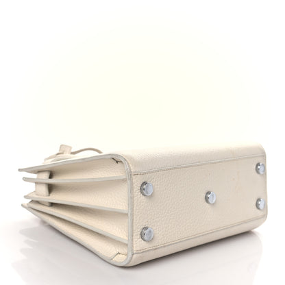 Saint Laurent Grained Calfskin Nano Sac de Jour Dove White 4 of 14
