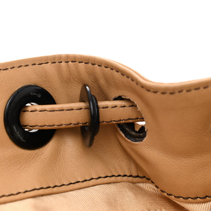 Chanel Lambskin CC Drawstring Backpack Beige 11 of 12