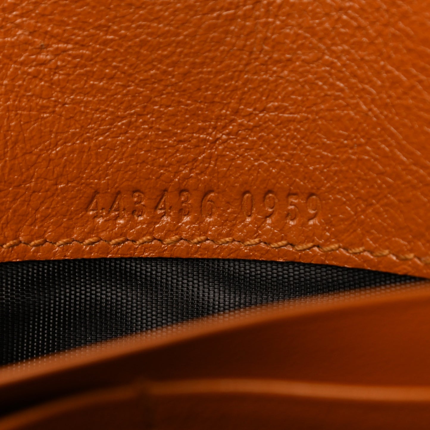 Calfskin Matelasse GG Marmont Continental Wallet Cognac