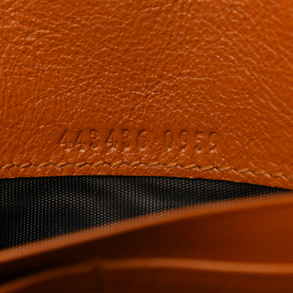 Gucci Calfskin Matelasse GG Marmont Continental Wallet Cognac 7 of 9