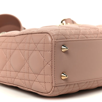 Christian Dior Lambskin Cannage Small My ABCDior Lady Dior Fard 9 of 11