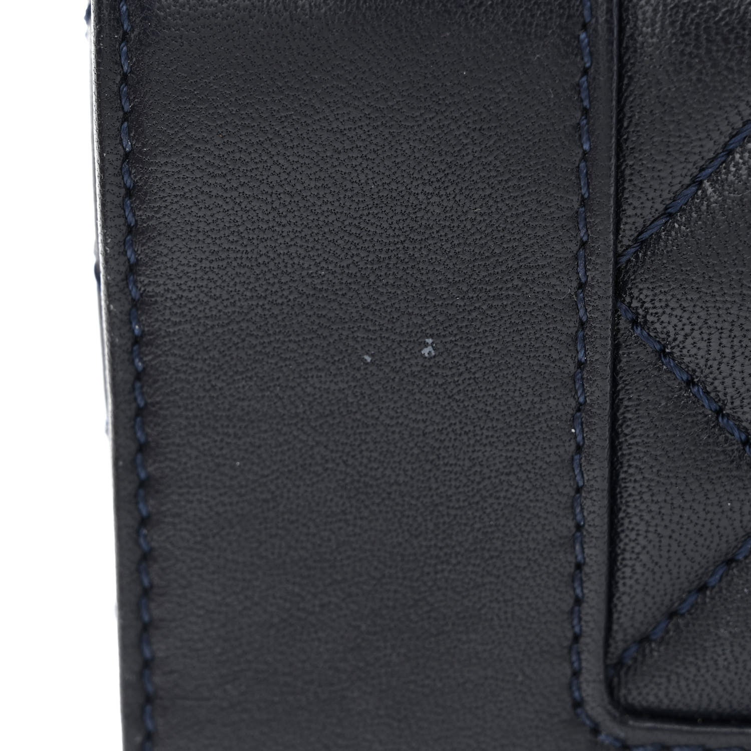 Chanel Sheepskin Quilted Small Vintage Mademoiselle Flap Dark Navy 12 of 13