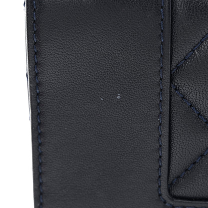 Chanel Sheepskin Quilted Small Vintage Mademoiselle Flap Dark Navy 12 of 13