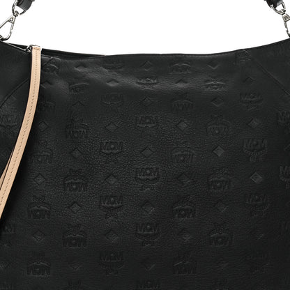 MCM Calfskin Ottomar Large Klara Hobo Black 7 of 12