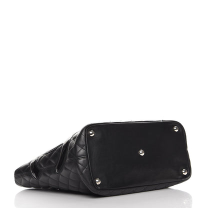 Chanel Calfskin Quilted Large Cambon Tote Black 4 of 14
