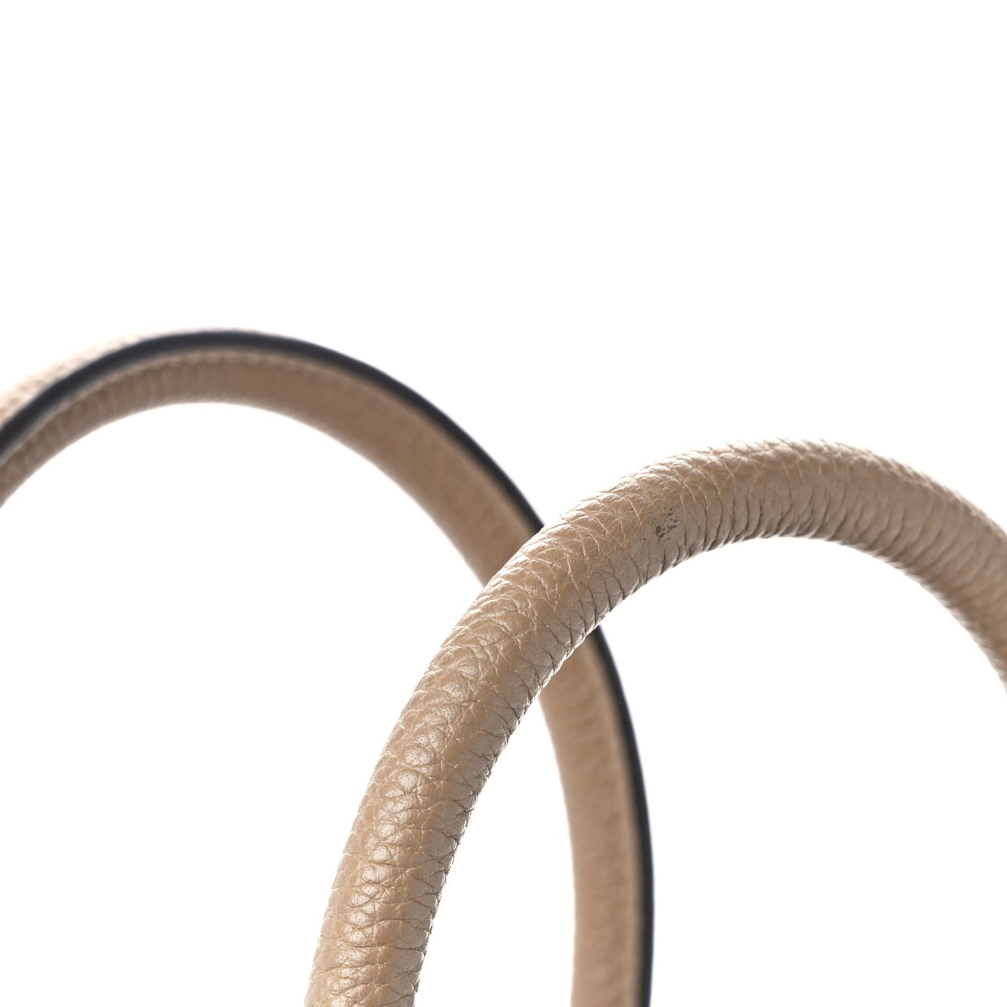 Drummed Calfskin Micro Luggage Dune