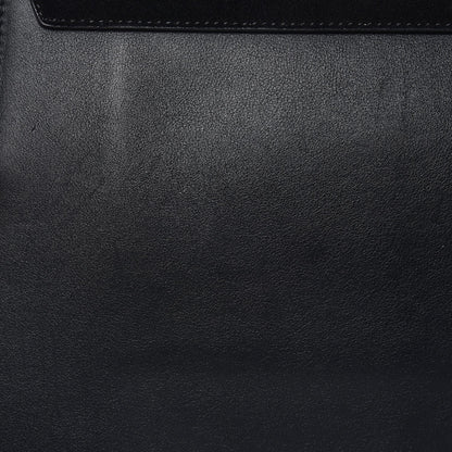 Chloe Suede Calfskin Medium Faye Shoulder Bag Black 8 of 9