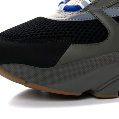 Christian Dior Technical Mesh Calfskin Mens B22 Sneakers 43 Olive Green Black White Grey 10 of 12