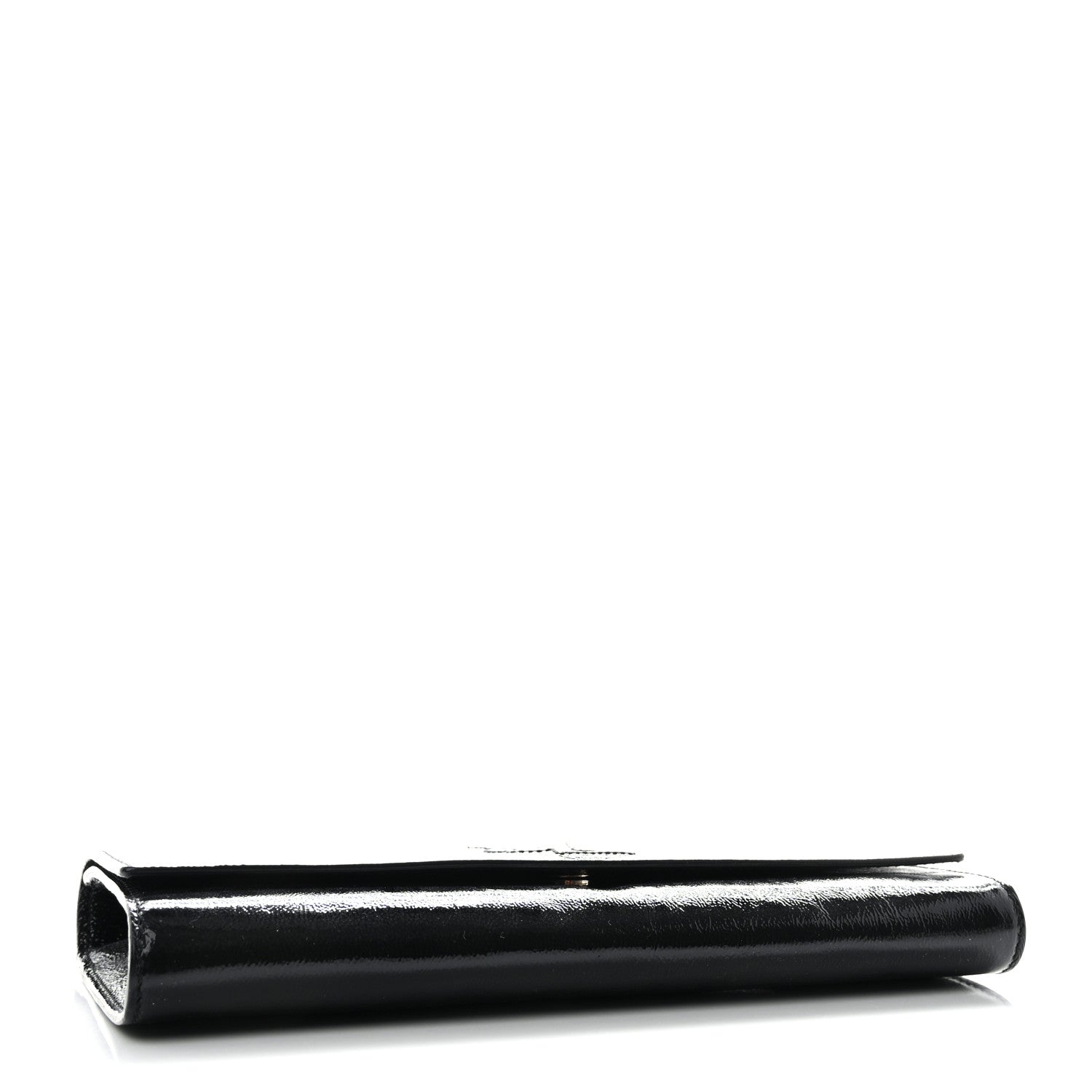 Saint Laurent Textured Patent Monogram Small Belle De Jour Clutch Black 4 of 7