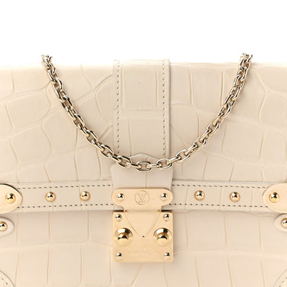 Louis Vuitton Alligator Trunk Chain Wallet Latte 7 of 9