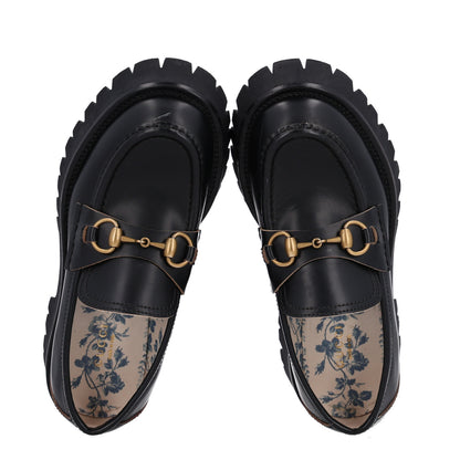 Gucci Cordovan Lux Womens Harald Horsebit 25mm Platform Loafers 36.5 Black 2 of 10