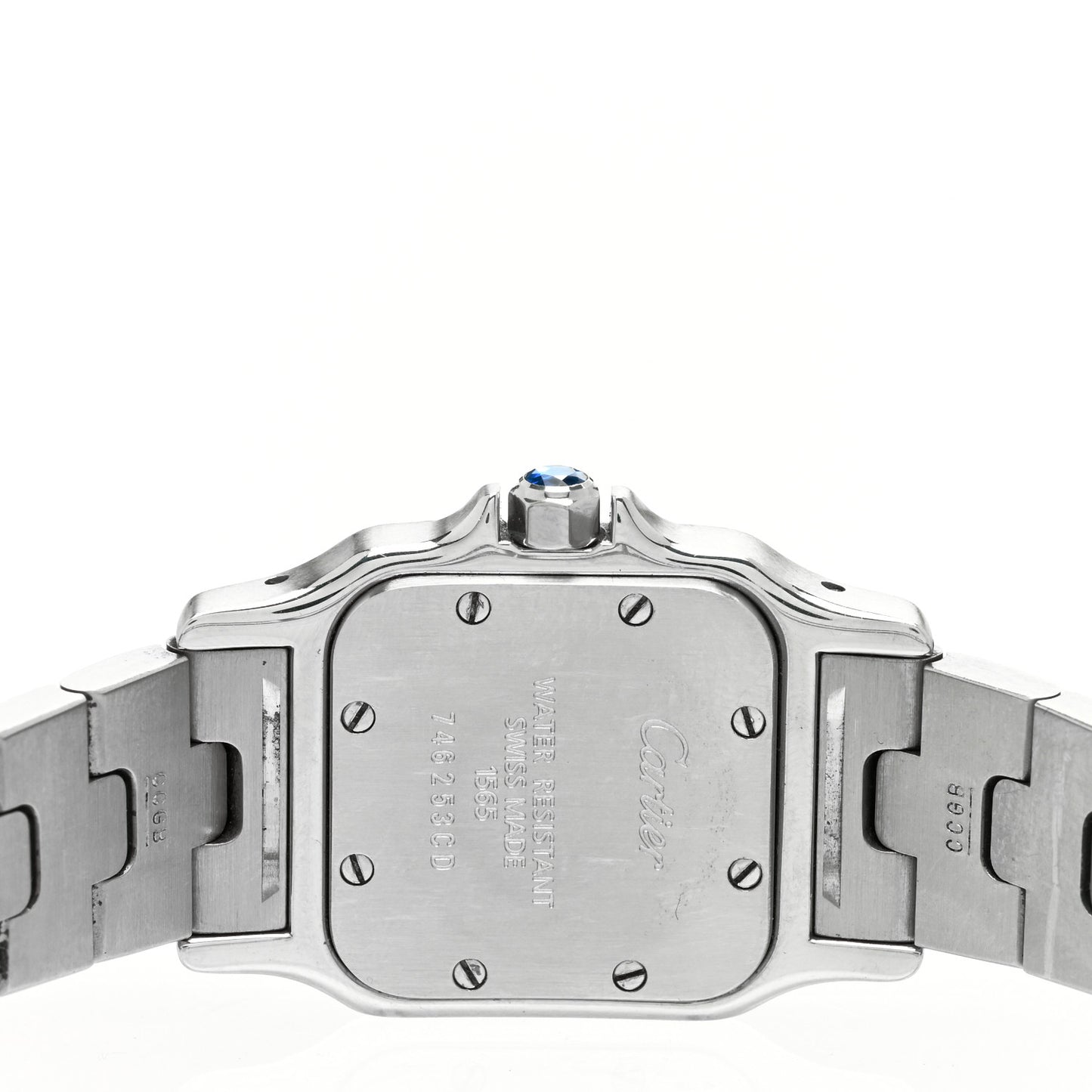 Stainless Steel 24mm Santos de Cartier Galbee Quartz Watch