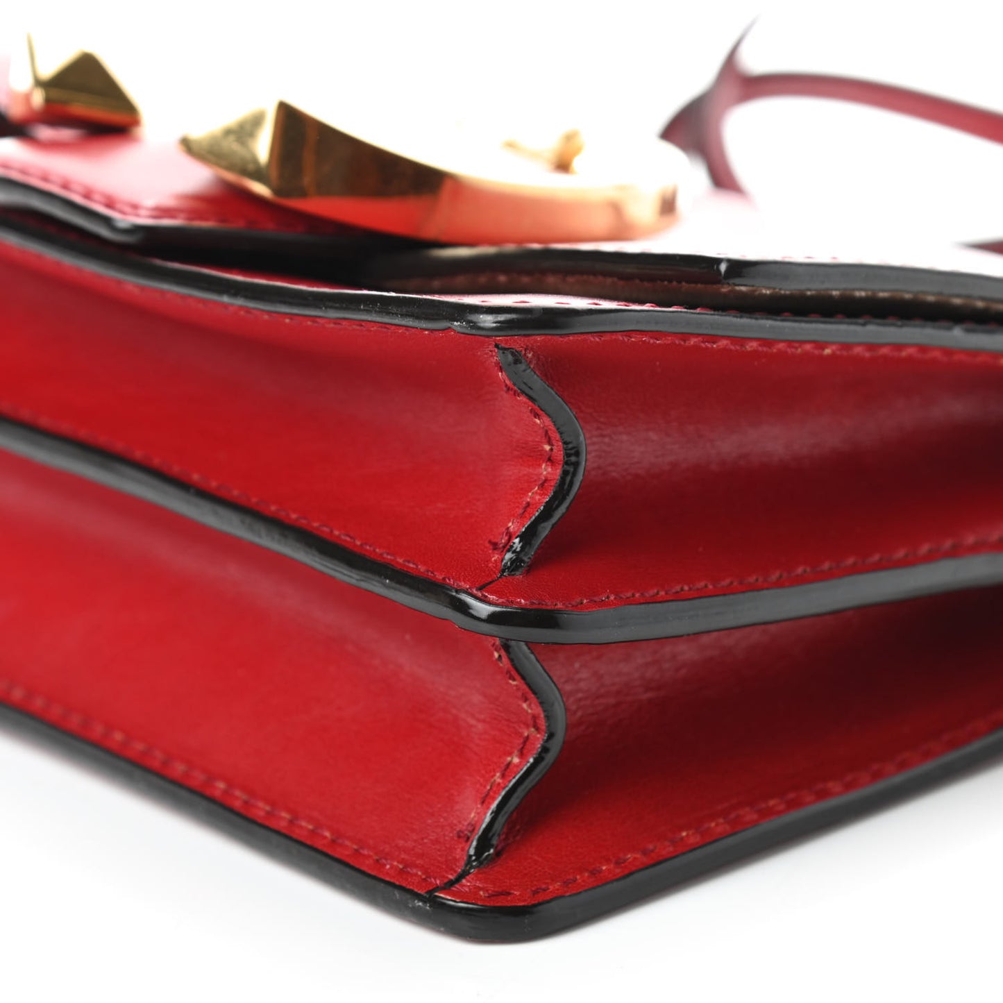 Calfskin Small Madeline Shoulder Bag Red