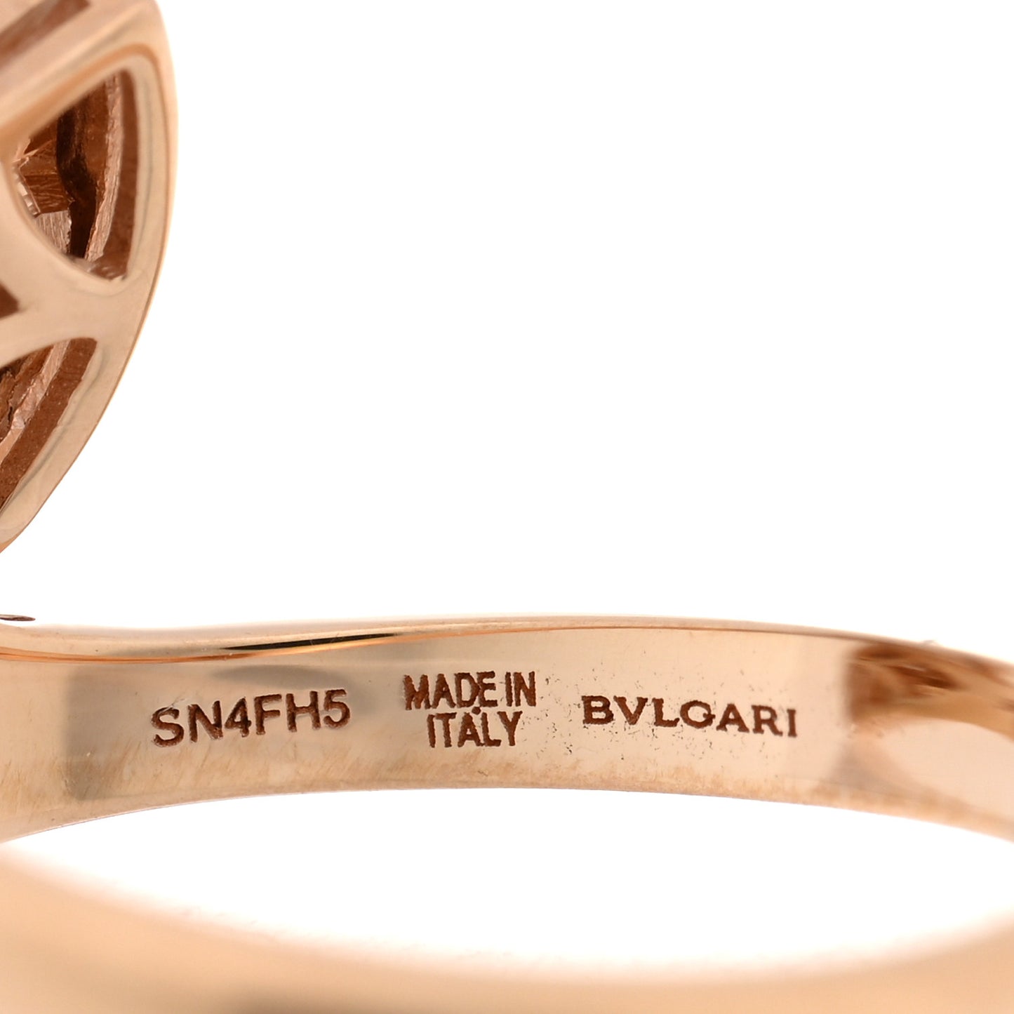 18K Rose Gold Diamond Divas' Dream Ring 50 5.25