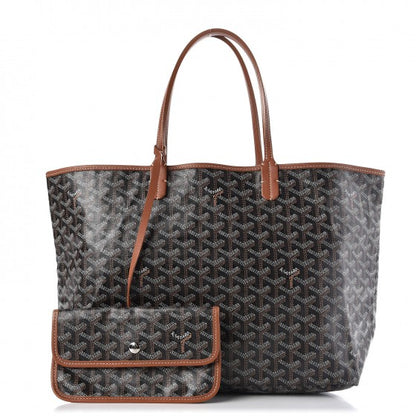 Goyard Goyardine Saint Louis PM Black Gold 1 of 8